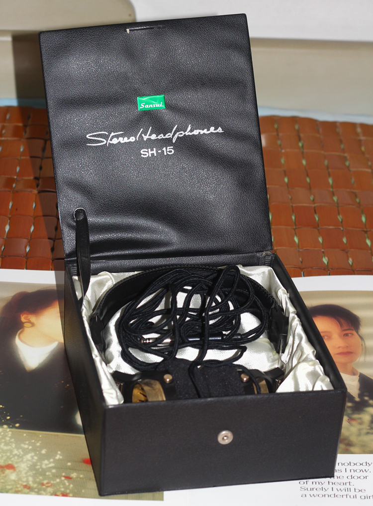 Retro classic headphones]Landscape SANSUI SH-15 flagship portable headphones 70s Japanese boutique