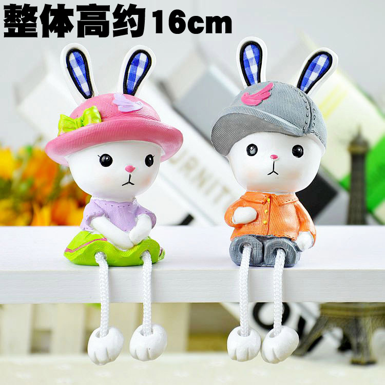 Trang trí nhà phòng khách đồ trang trí nhỏ thủ công mỹ nghệ dễ thương resin treo feet búp bê sáng tạo phòng ngủ phòng nội thất