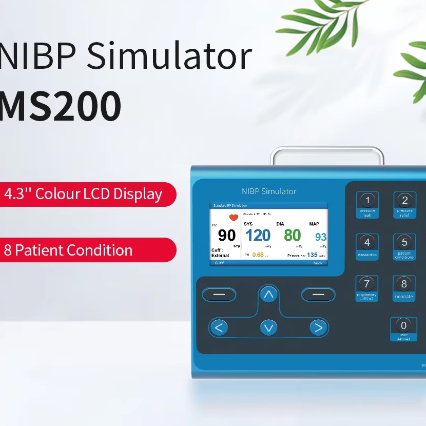 CONTEC MS200 Simulator dynamic BP simulation NIBP Monitor