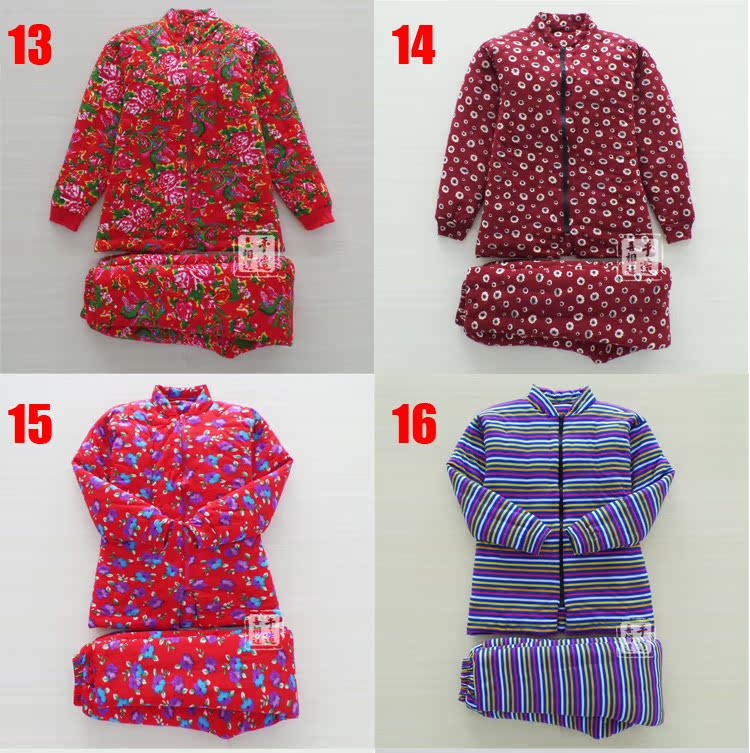 Mùa đông cotton quần handmade tinh khiết bông 袄 cao eo quần nhà giản dị ấm phù hợp với nam giới trưởng thành và phụ nữ dày