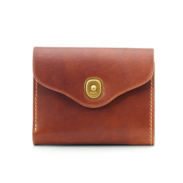 HK workshop independent original Horween brass handmade cow leather retro multifunctional hanging key bag