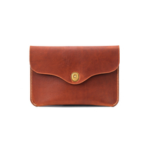 HK independent design Horween cowhide ipad storage bag head layer Horween vegetable tanned leather portable bag