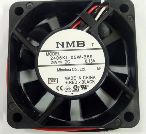 Original load of NMB-MAT 2406KL-05W-B59 24V 0 13A 6 cm numerical control machine cooling fan
