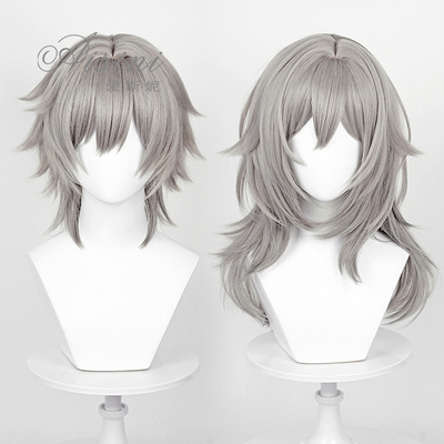 taobao agent 爱斯妮 Collapse: The protagonist of the Star Dome Railway COS COS wig simulation scalp mixed color gradient