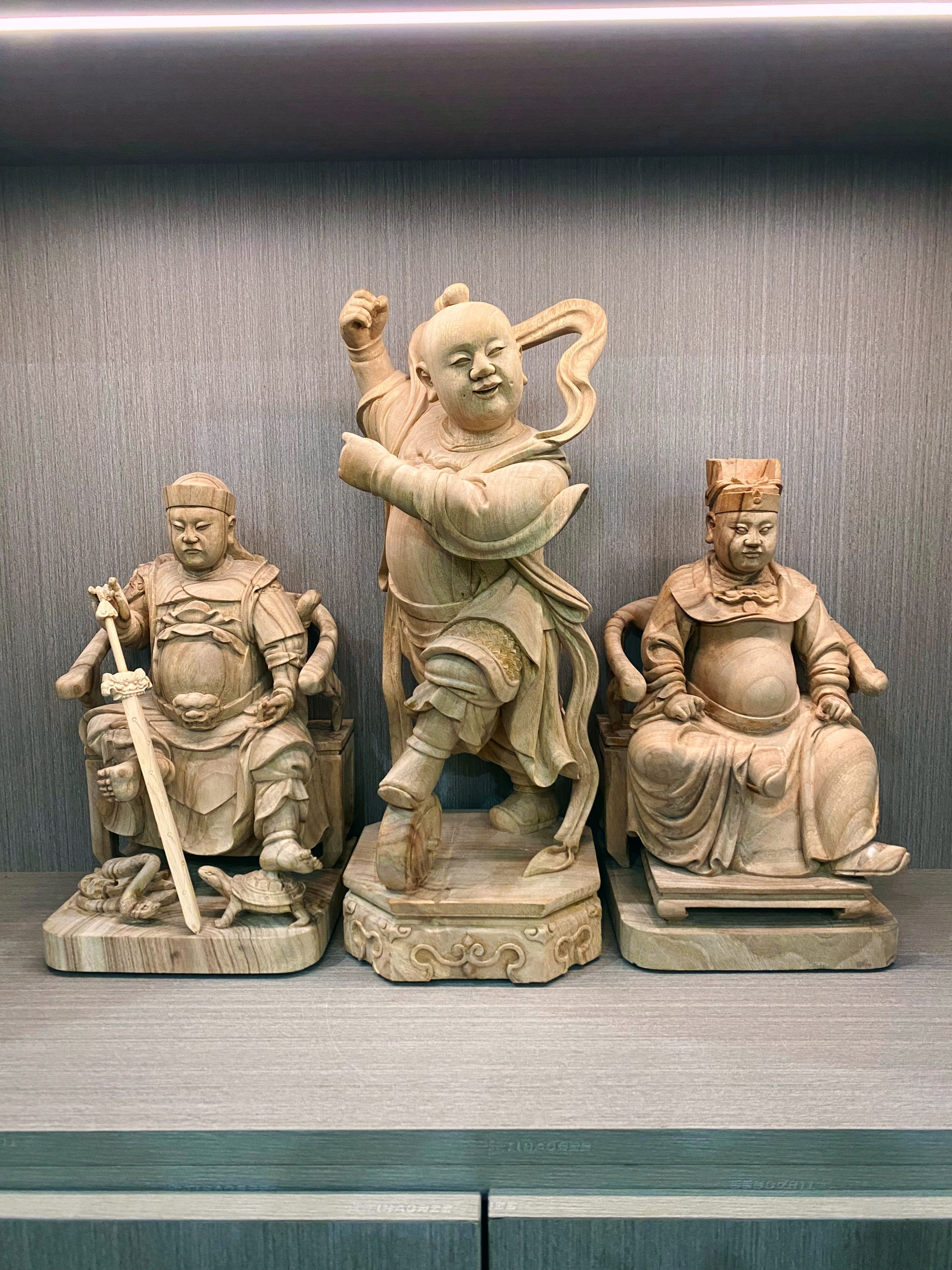 16寸武财神轿夫头玄天上帝，定制你的信仰与文化符号-木雕-淘宝好物网