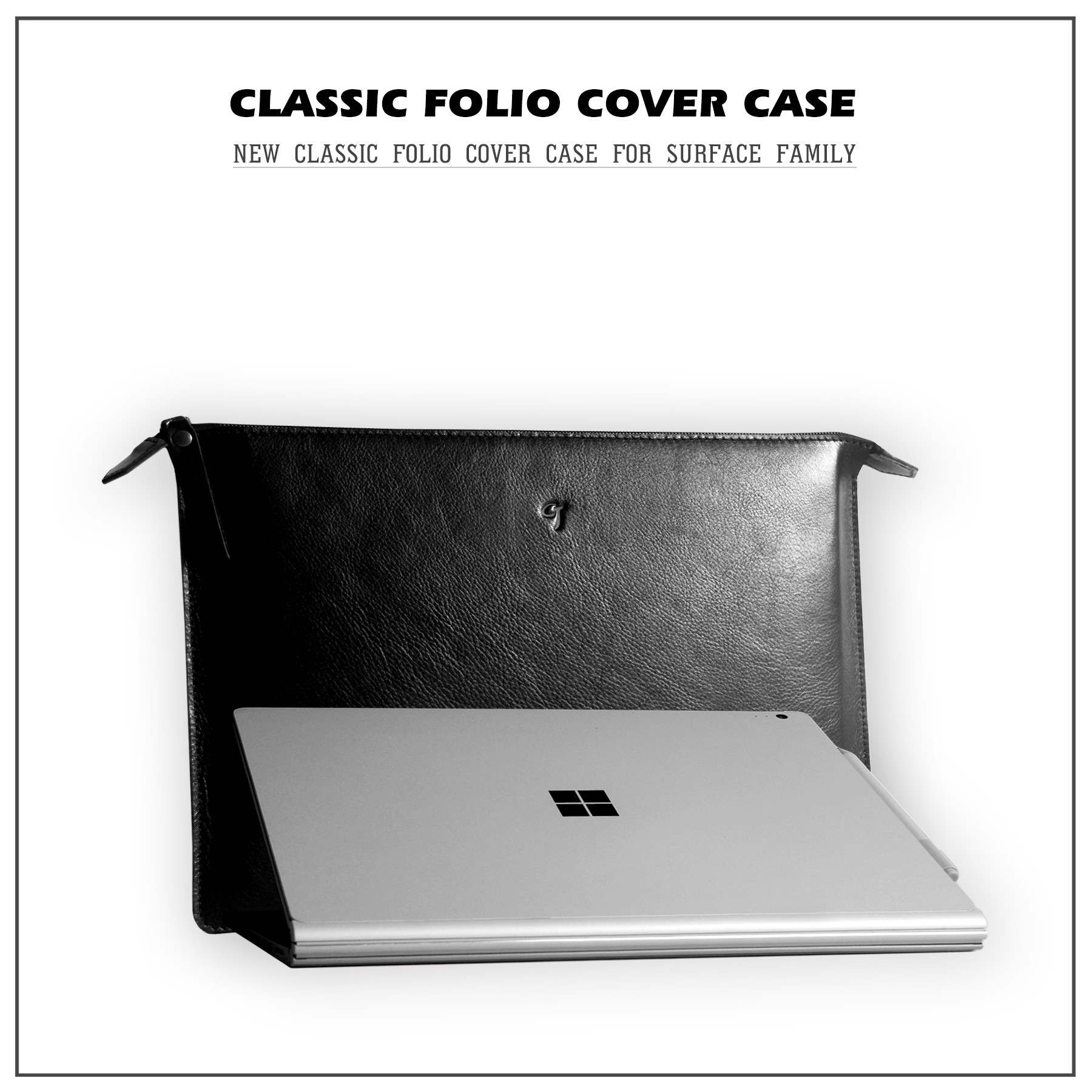 ciderjohn Microsoft surface pro laptop book Leather liner leather computer bag