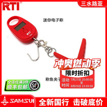 RTI Pocket Electronic Scale 25kg Mini Electronic Scale Fishing Bearing 25kg Tension Scale Fish Clip Set