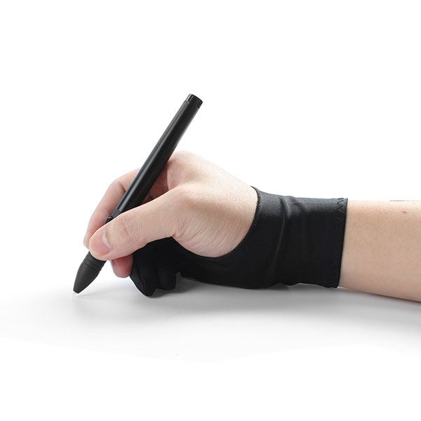 Artist Design Anti Fouling Two Fingers Glove For Tablet Drawing