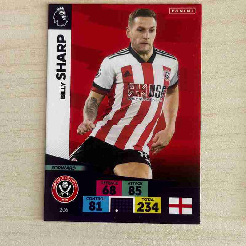 Panini Premier League Star Card 2020-21 Sheffield United Mcburnie Musset O'Connell Du Panini Premier League Star Card 2020-21 Sheffield United Mcburnie Musset O'Connell Du