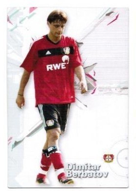Contemporary Sports Star Card Eastern European Forward Series 2 Berbatov (Red A)