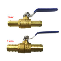 All-copper car modified double-tube ball valve oil circuit control switch car heater water pipe leather tube straight-way valve ball valve