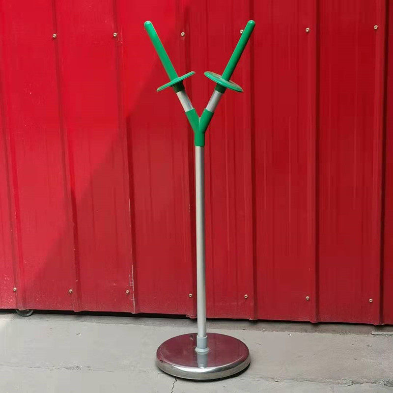 Supermarket Bulk Cargo Area Double Head Landing Aluminum Alloy Reinforcement Plus Coarse Plus High Plastic Bag Holder Special Frame for Roll Bag Holder