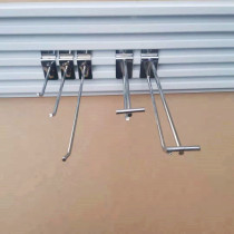 Slot plate adhesive hook plating thick and long shelf accessories hook accessories hook accessories rack hook snack hanger single line double wire