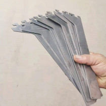 Stainless steel front hanging welding sheet front hanging welding sheet AA column column insert front side hanging foot foot hardware accessories