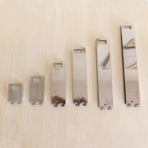 Aacolumn ladder slot square tube bracket upper wall groove strip accessories adhesive hook clothing shelf cabinet display rack Hook double Kato