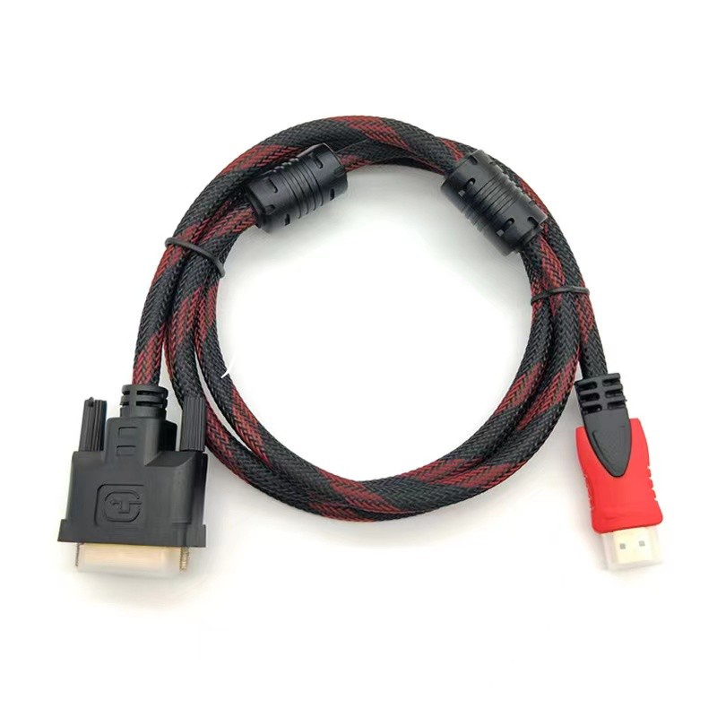 hdmi to dvi cable DVI24 1 to HDMI two-way mutual transfer host set-top box projector HD cable