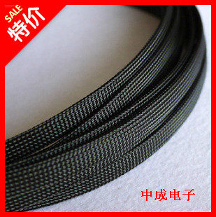 12MM PET braided mesh tube braided sleeve telescopic mesh tube expansion mesh tube snakeskin mesh 100m roll