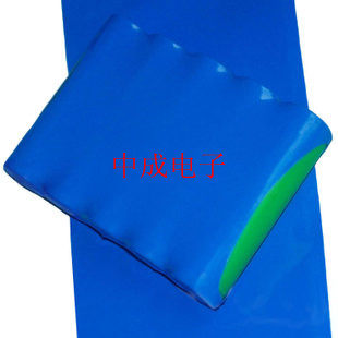 Wide 85mm blue PVC heat-shrink sleeve 18650 battery pack multi-section package sleeve 18650 Four-section parallel