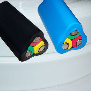 width 60mm phi 3 8 m PVC thermal shrink sleeve black blue optional 18650 battery package