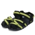 Việt Nam cỡ lớn dép nam Baotou đế phẳng Velcro mang thoải mái thể thao dép nữ ngoài trời đôi giày đôi - Sandal Sandal