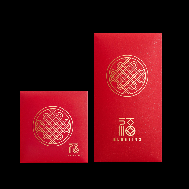 2022 Tiger Year China Knots Creative Red Bag bag Spring Festival New Year is a custom company to do imprint LOGO pressed twenties