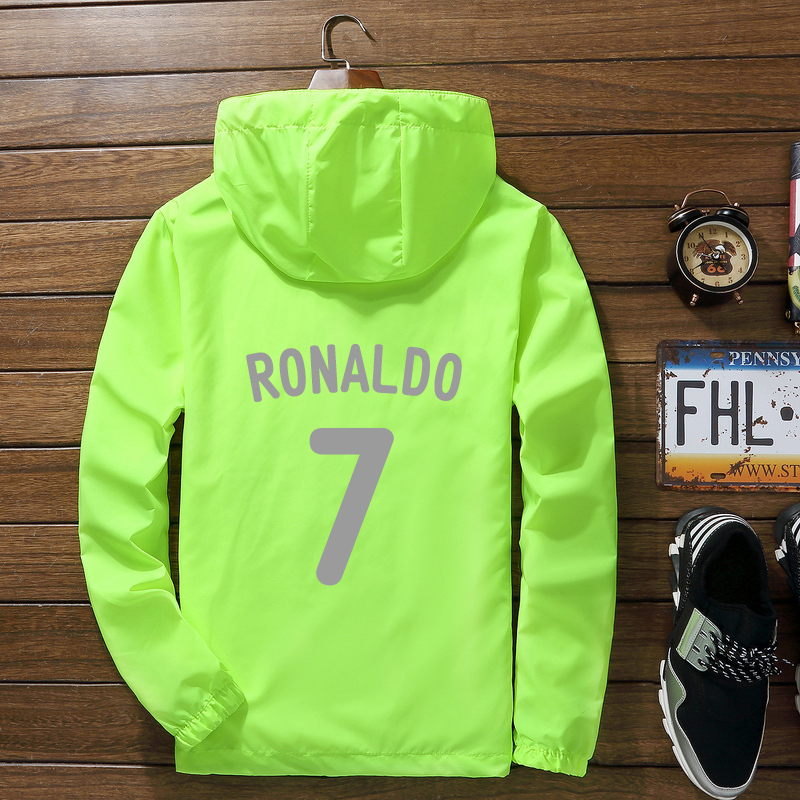 Cristiano Ronaldo Jacket Summer Sun Protection Clothing Men's 2026 New Style Youth Junior High School Student Windbreaker Thin Breathable Jacket
