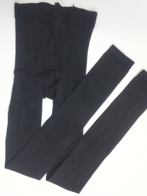 German Imported Hudson Thermo Matte Stretch Autumn and Winter Warm 100D Fleece-Lined Base Nine-Point Leggings