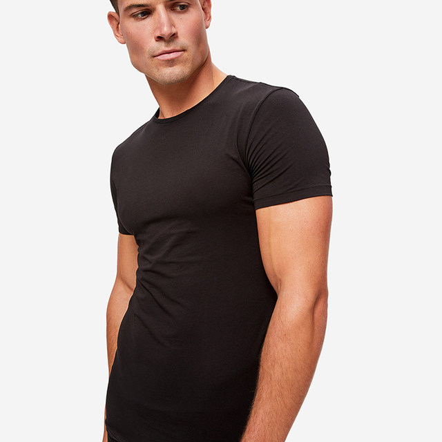 Old-Brand British Dr Imported Derek Rose Slim-Fit Crew Neck T-Shirt 92% Pima Cotton Pure Cotton Base Shirt Short-Sleeve Men's