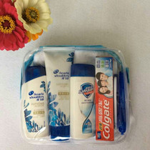 Travel set shampoo shower gel toothpaste sample travel travel travel portable toiletries transparent storage
