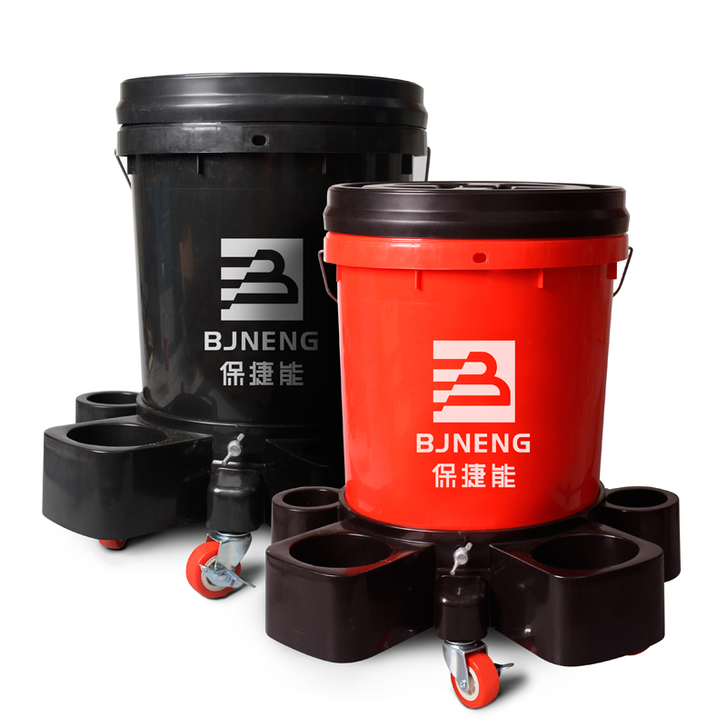 Car wash bucket Two buckets of water washed truck Gravel Filter Car Wash Bucket With Lid Thickened Plastic Portable Professional Car Wash 