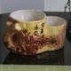 Bình gốm hoa cao cấp bình hoa cá tính sáng tạo Xiêm đôi thùng retro đôi miệng trong chậu chậu bonsai - Vase / Bồn hoa & Kệ