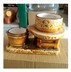 Bình gốm hoa cao cấp bình hoa cá tính sáng tạo Xiêm đôi thùng retro đôi miệng trong chậu chậu bonsai - Vase / Bồn hoa & Kệ chậu thủy tinh treo tường Vase / Bồn hoa & Kệ