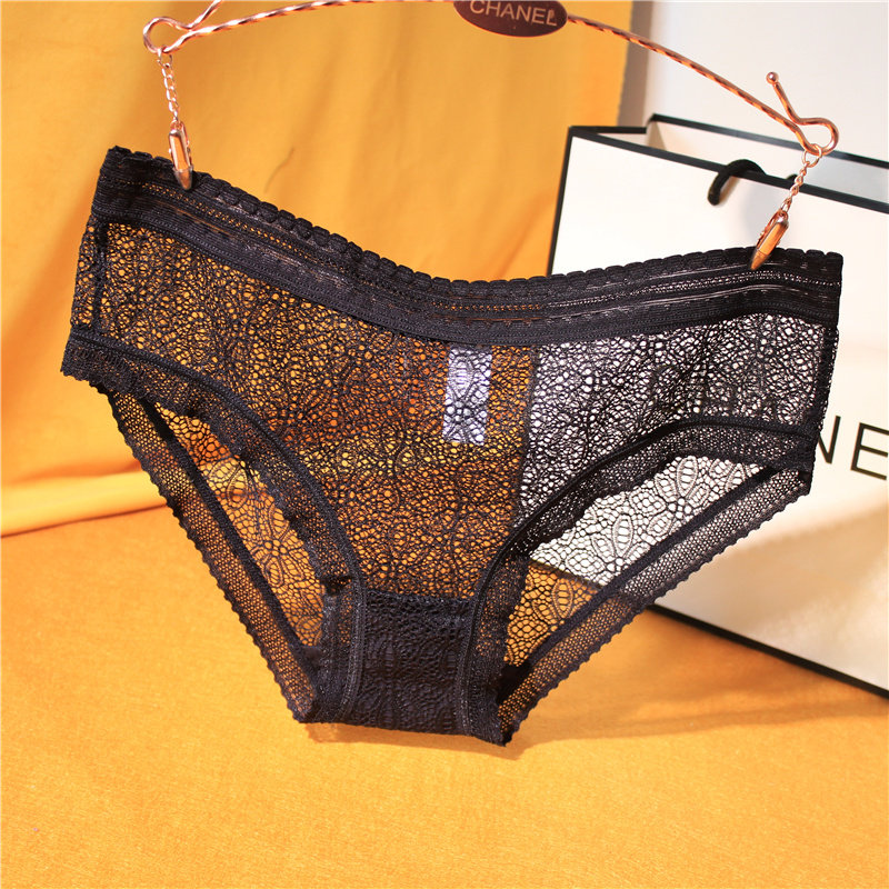 Good stock Recommended Sexy Briefs SEXY BRIEFS WOMEN TRANSPARENT MESH YARN LOW CASINGS LACE FIERY HOT WOMEN STYLE TRIANGULAR PANTS SLIM DOWN CROTCH