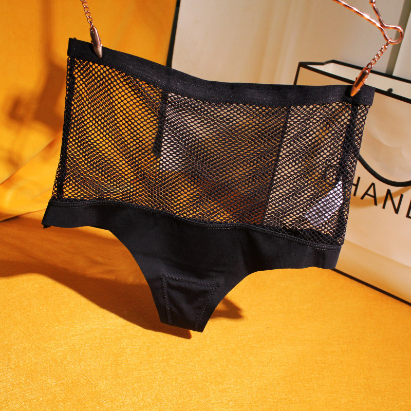 Good stock Webbing Webbing LADY PANTS HIGH WAIST AND BREATHABLE ULTRA SLIM TRIANGLE PANTS SEXY LACE SMALL INNER