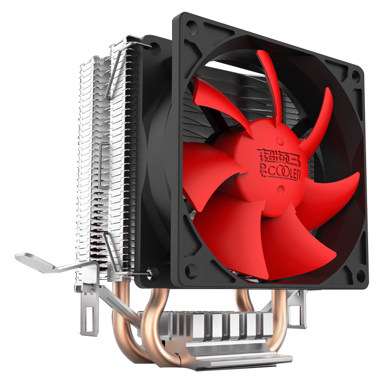 Overclocking three Red Sea mini version Mini version intel AMD CPU radiator fan 775 ultra muted