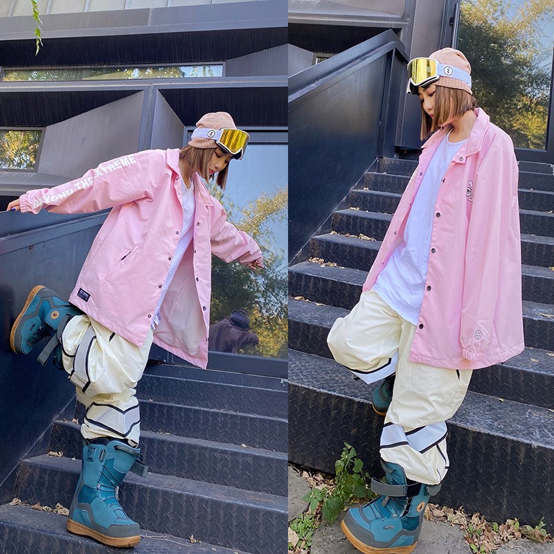 ldski new snowboard suit breathable waterproof sports coach jacket unisex thin jacket summer