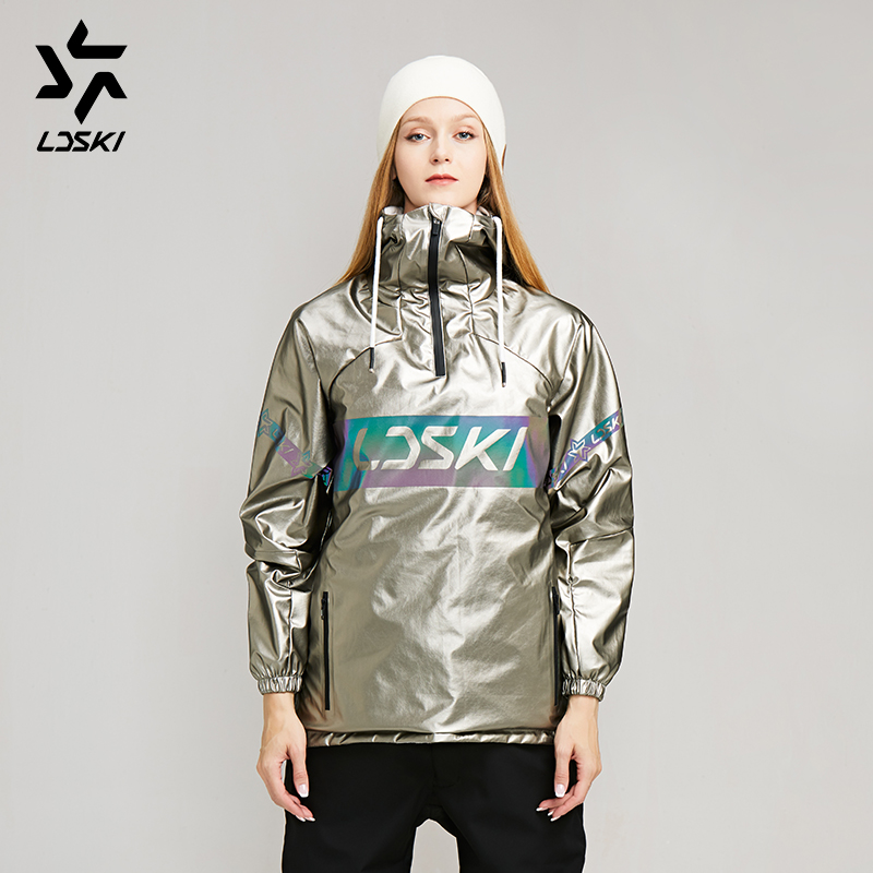 LDski 20-21 neutral breathable ski suit metal casual hoody men's and women's single board waterproof equipment outdoors