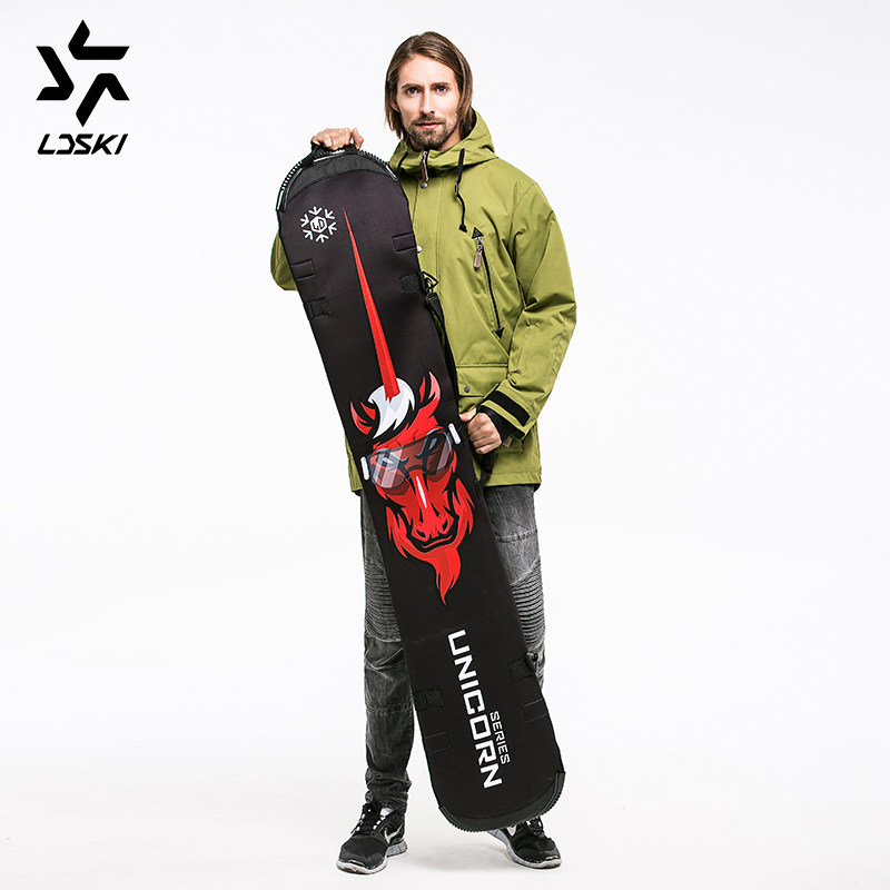 LDski snowboard bag Men's and women's snowboard bag board cover Dumpling skin snowboard protective cover Waterproof ski equipment