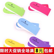 Invisible unisex 2 5 cm inner heightening insole half pad Foam breathable shock absorption heightening heel pad