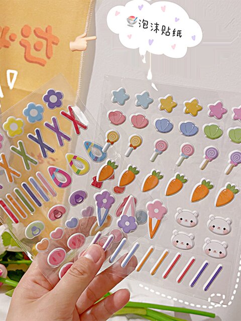Bubble sticker for babies 40cm cotton doll 10cm15cm20cm three-dimensional headdress pacifier hairpin accessories
