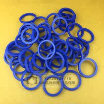 Food hygiene grade sms round threaded joint silicone rubber sealing ring blue stepped seal ring