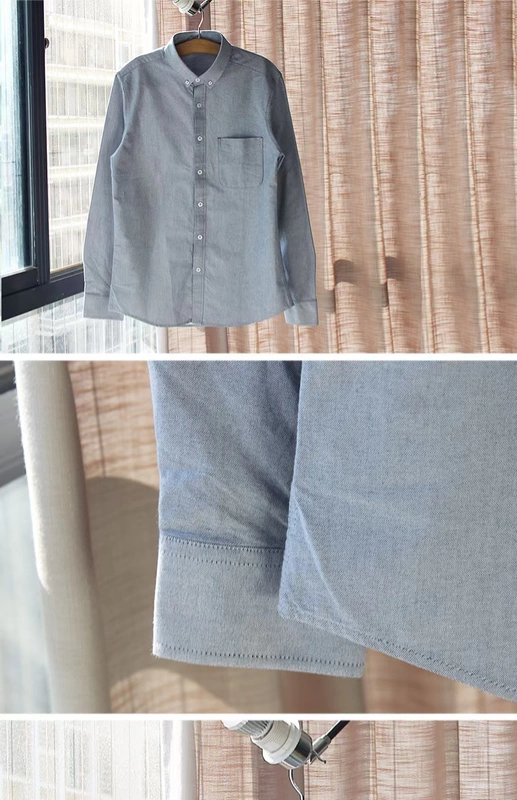 Tùy chỉnh in logo mẫu nam áo sơ mi trắng tinh khiết cotton oxford dài tay áo sơ mi mỏng các kiểu áo công sở de thương