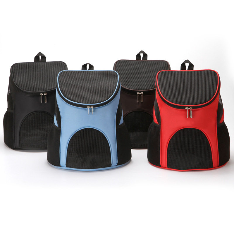 Pets Travel Outside to carry bags Folding Cat Dogs Breathable double shoulder bag Chest Bag Luggage Bag Economy