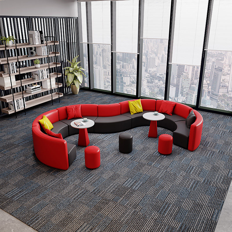 Office Leisure Lounge Area Creative Hall Meeting to negotiate reception of Alien Combination Sofa Tea Several Set