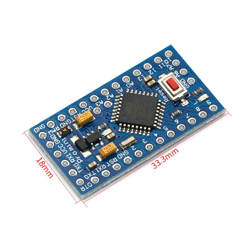 Pro Mini phiên bản cải tiến ATMEGA328P 5V/16MHz 3.3V/8MHz phù hợp với Arduino