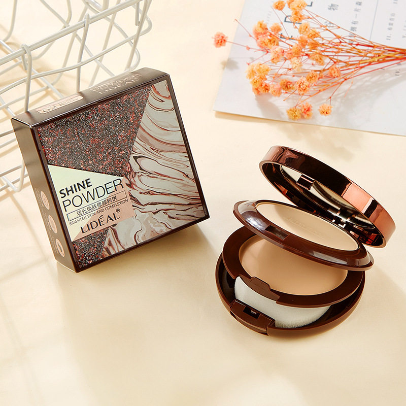 Concealer powder cake set makeup concealer dual-use air cushion two-in-one double-layer domestic dry powder long-lasting oil control waterproof non-stick powder