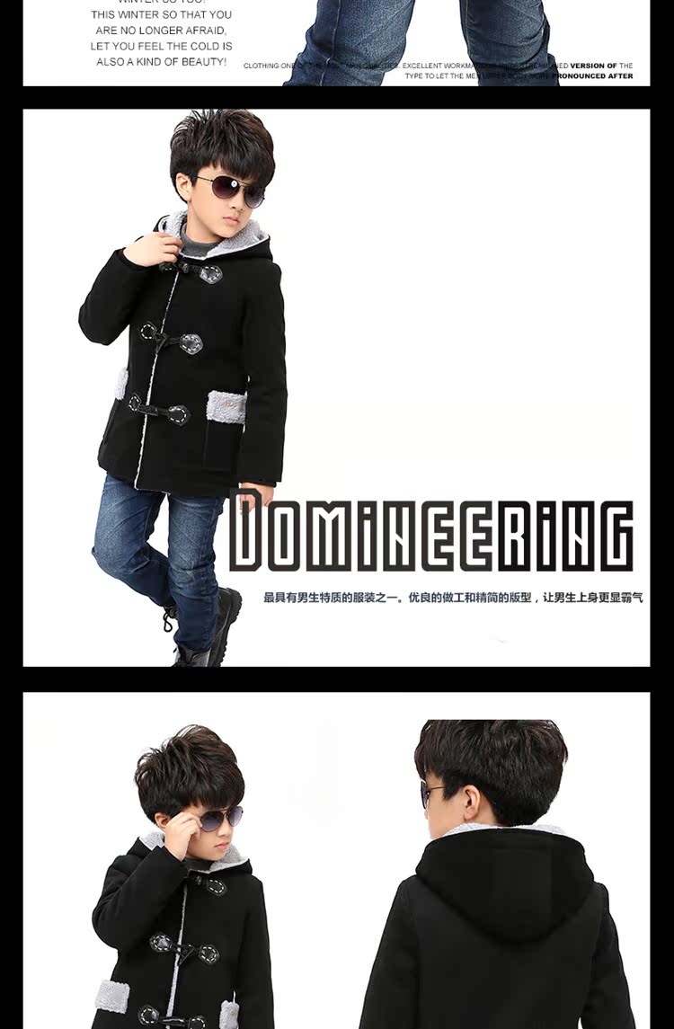 Manteau pour garcon en laine - Ref 2161239 Image 18