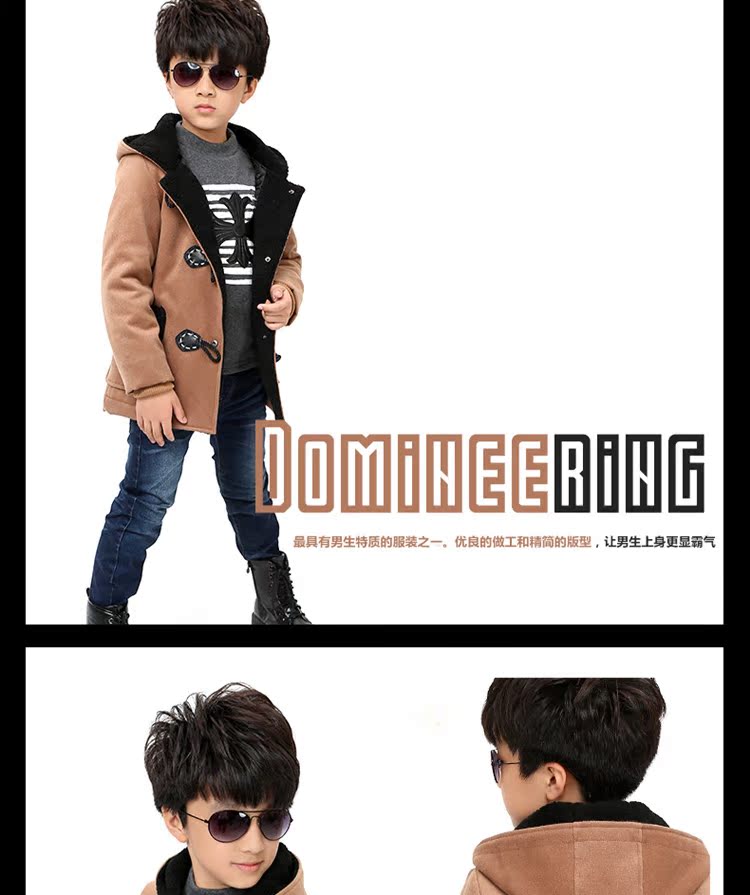 Manteau pour garcon en laine - Ref 2161239 Image 15