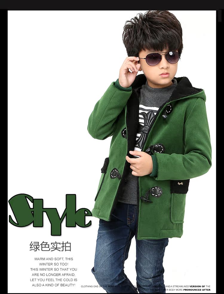 Manteau pour garcon en laine - Ref 2161239 Image 10