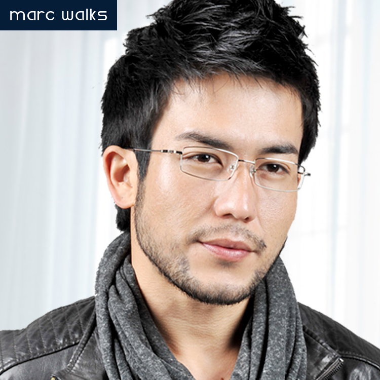 Ultra light full frame pure titanium titanium alloy spectacle frame eye frame myopia male and female game-frame memory titanium near-lens size